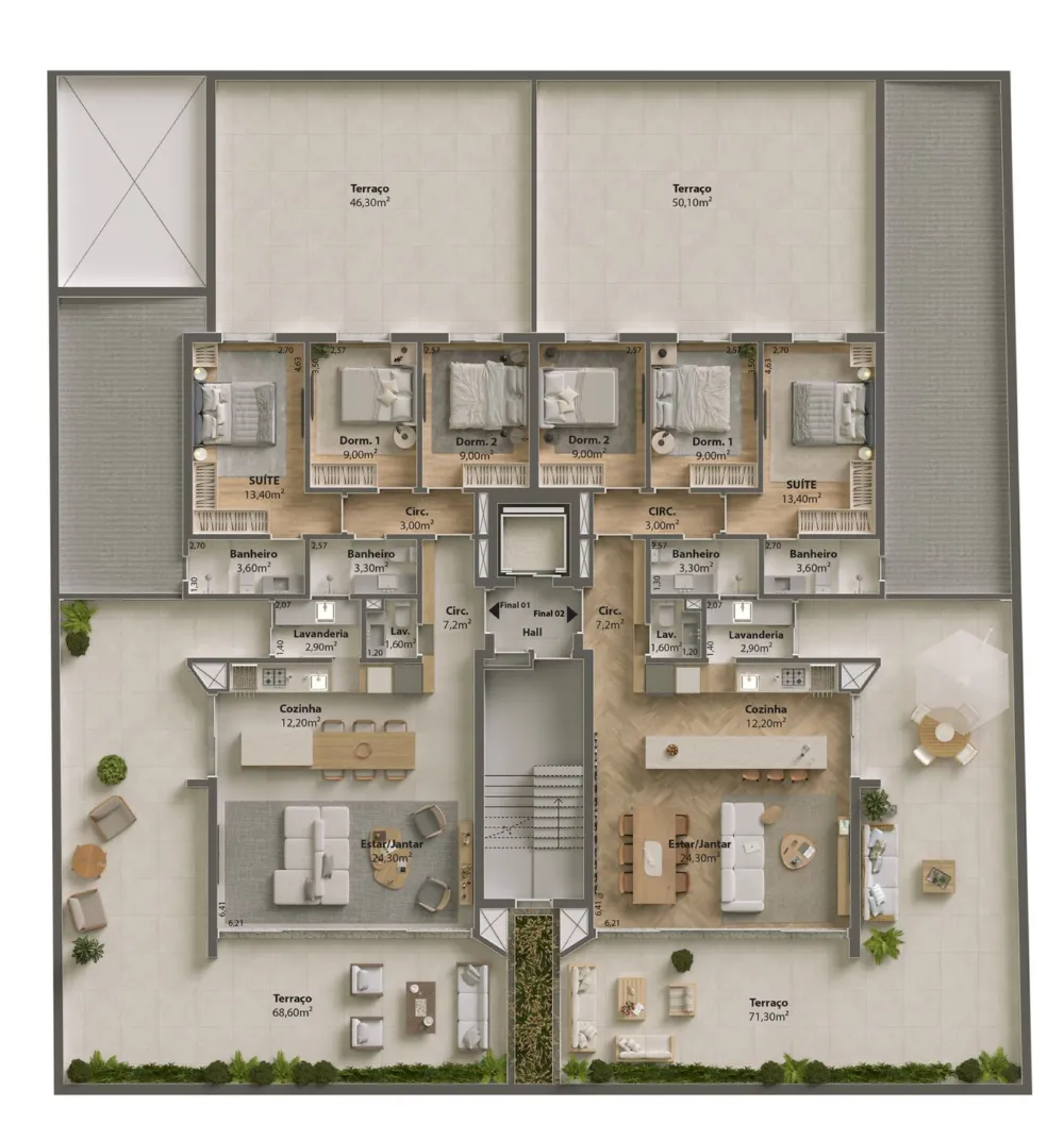Apartamento para venda no bairro Cristo Redentor em Caxias do Sul