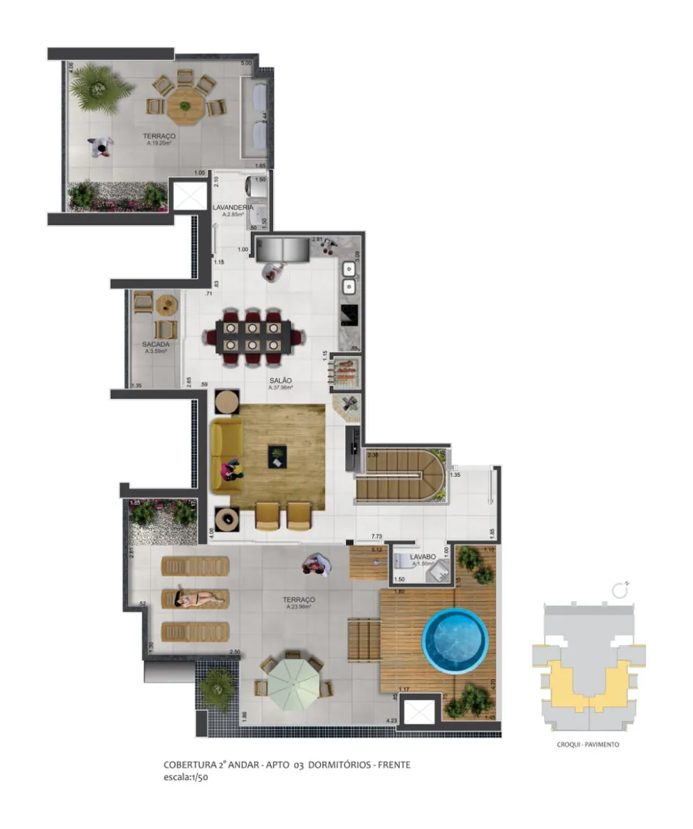 Apartamento para venda no bairro Predial em Torres