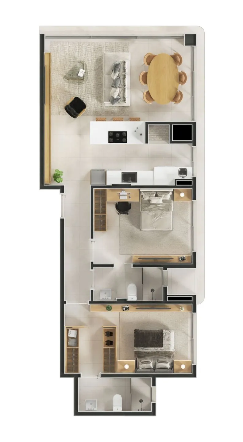 Apartamento para venda no bairro Praia Grande em Torres