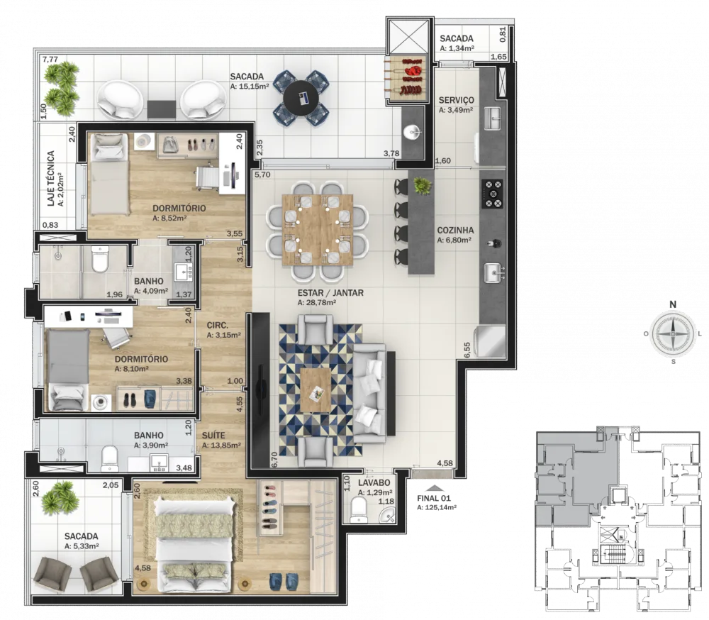 Apartamento para venda no bairro Madureira em Caxias do Sul