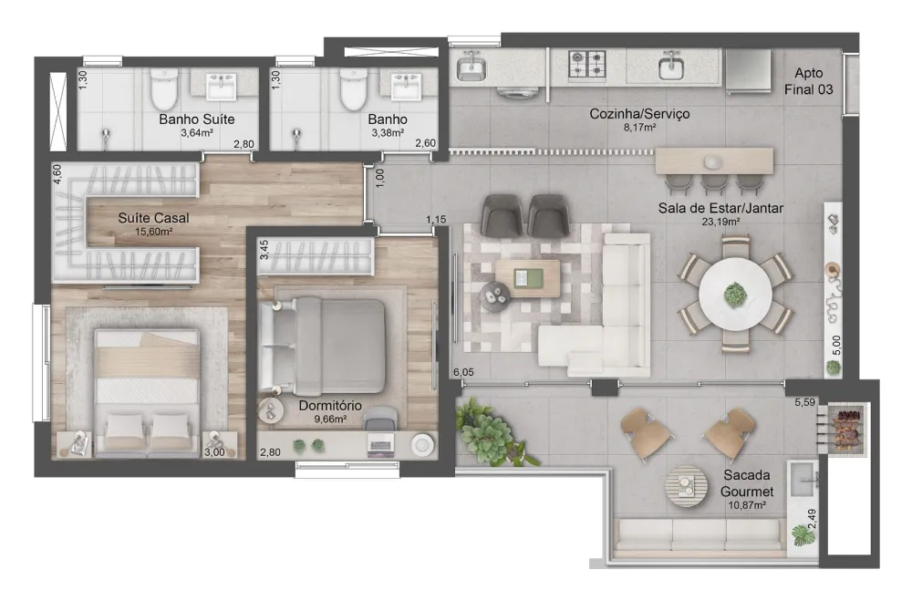 Apartamento para venda no bairro Madureira em Caxias do Sul