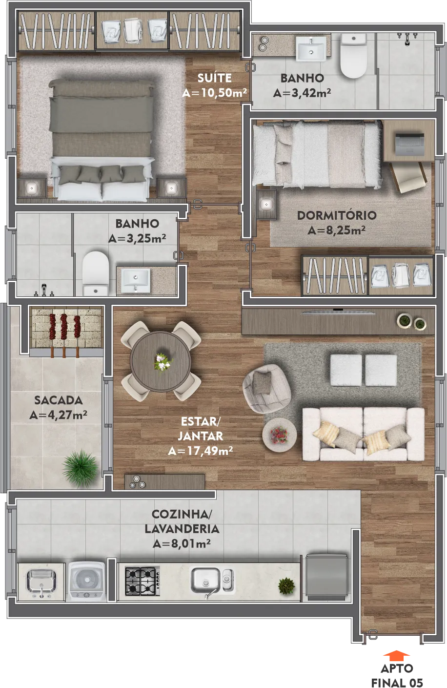 Apartamento para venda no bairro Sanvitto em Caxias do Sul