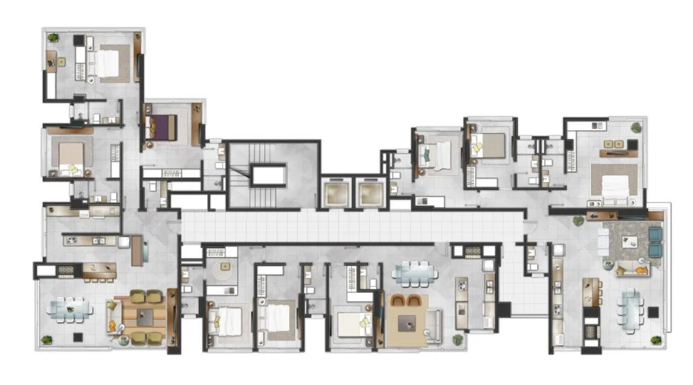 Apartamento para venda no bairro Predial em Torres
