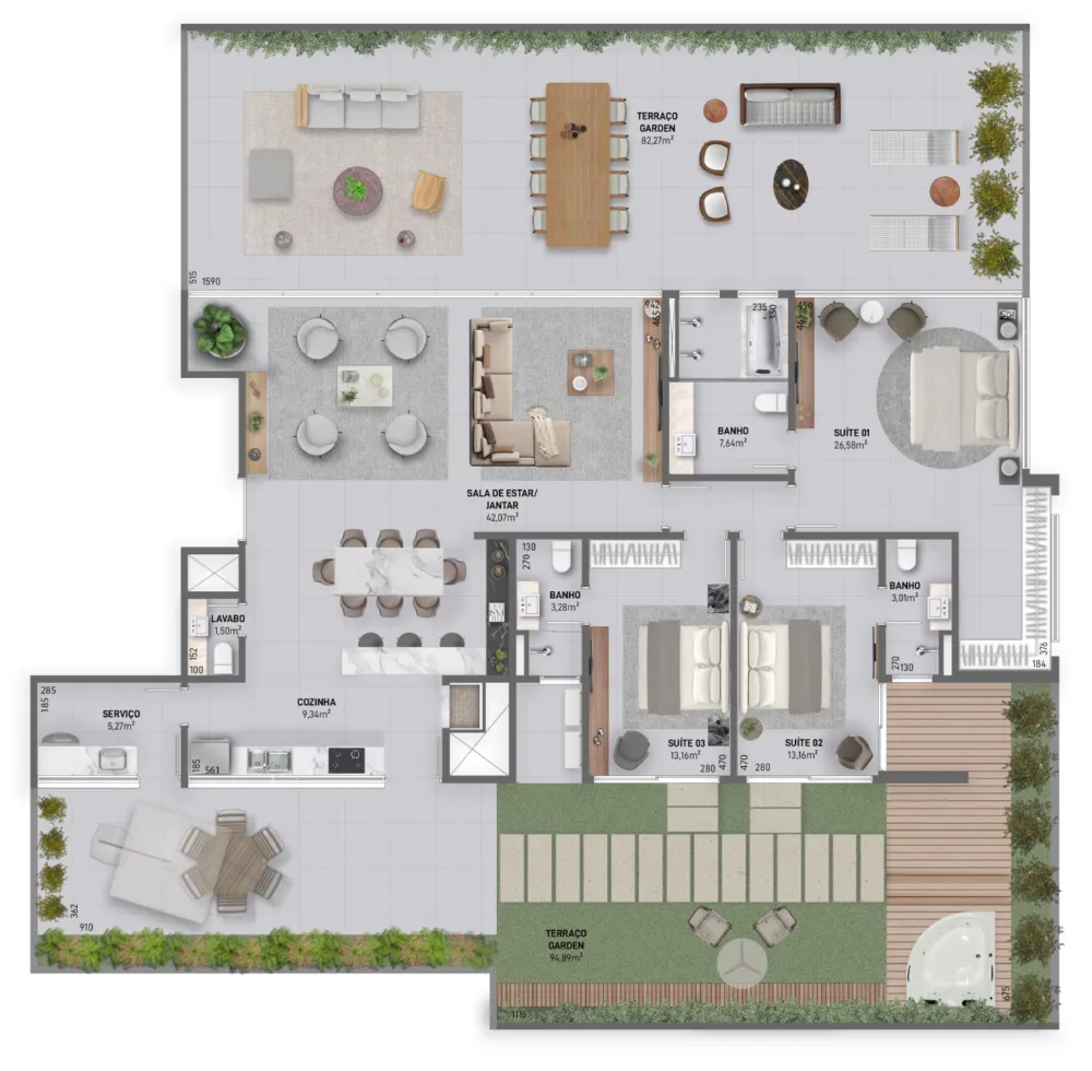 Apartamento para venda no bairro Predial em Torres