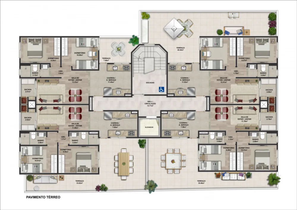 Apartamento para venda no bairro Nossa Senhora de Lourdes em Caxias do Sul