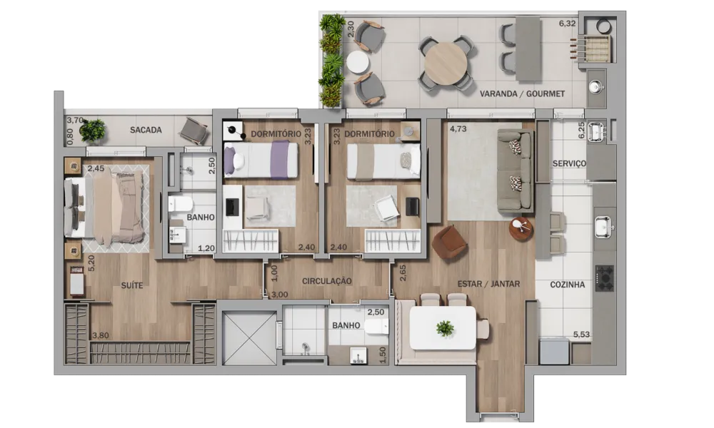 Apartamento para venda no bairro Petrópolis em Caxias do Sul