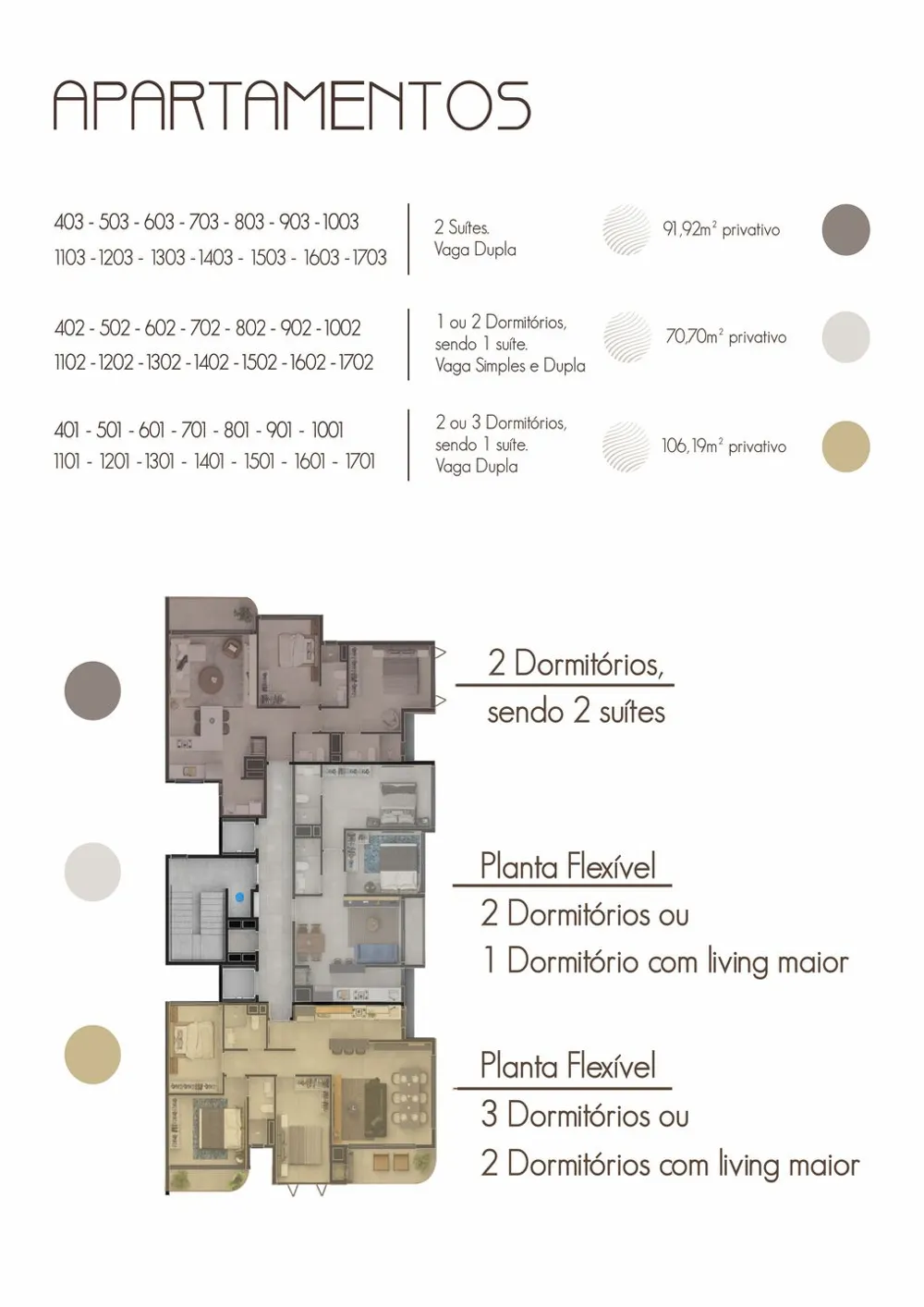 Apartamento para venda no bairro Predial em Torres
