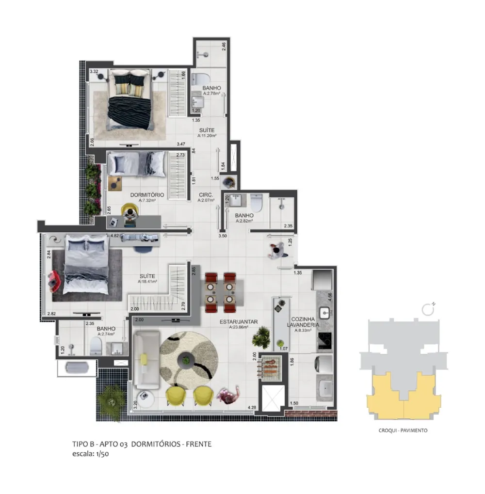 Apartamento para venda no bairro Predial em Torres