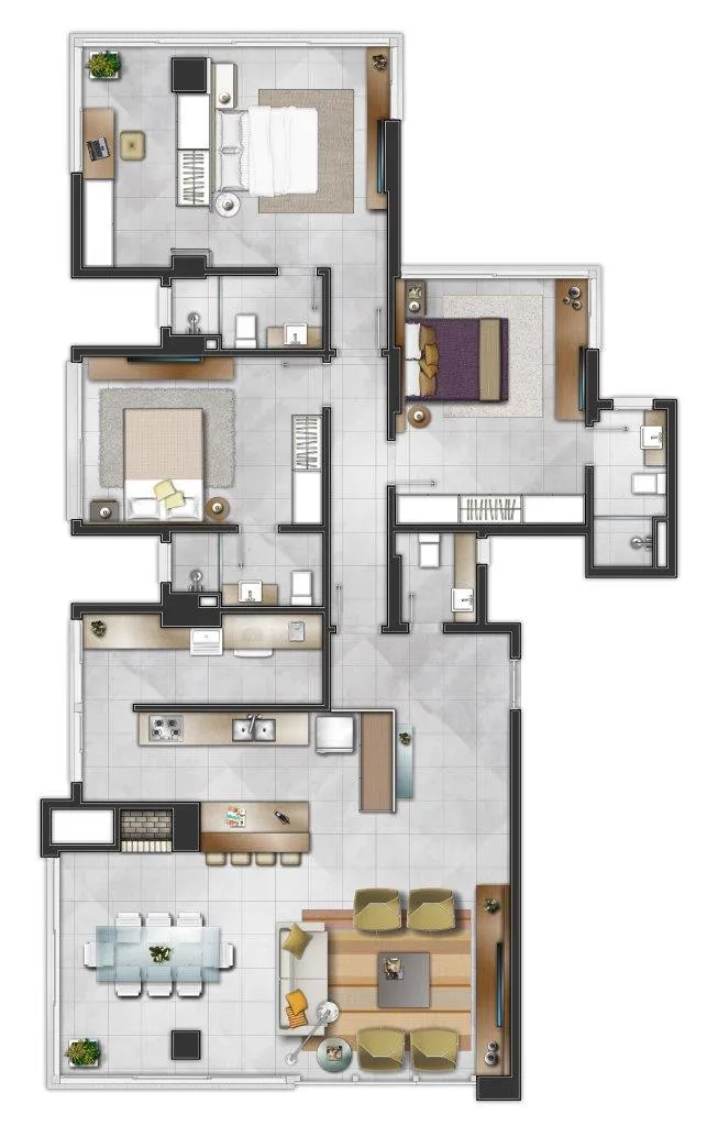 Apartamento para venda no bairro Predial em Torres