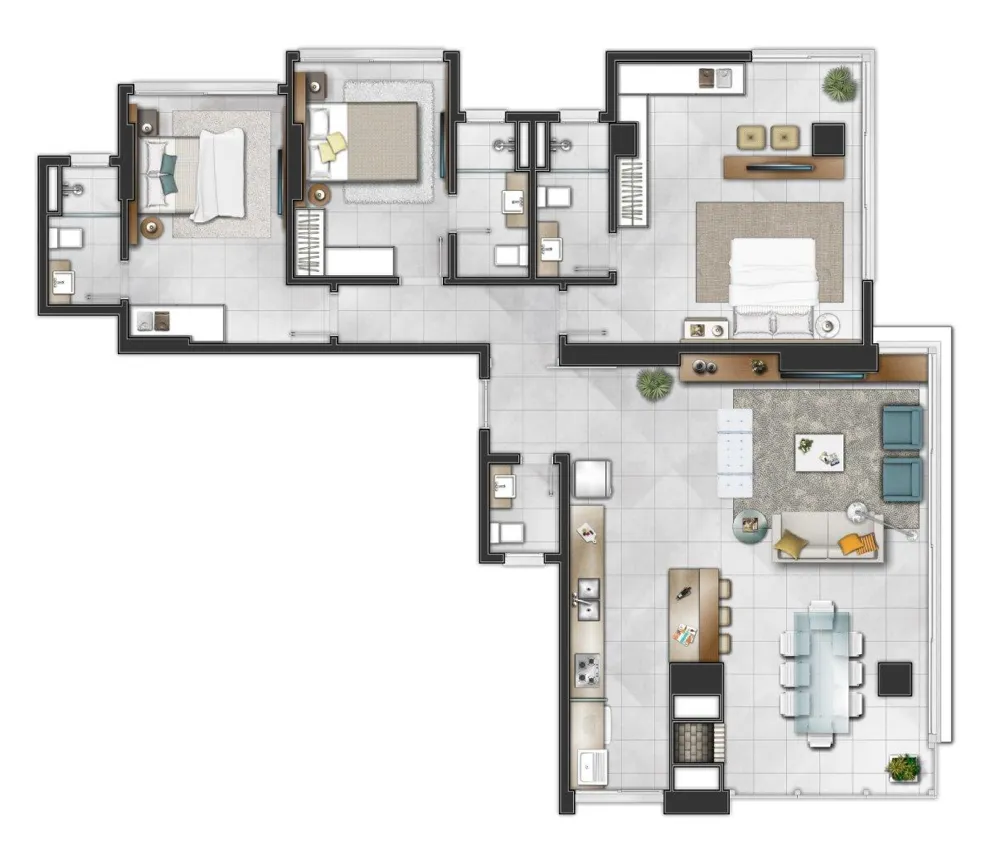 Apartamento para venda no bairro Predial em Torres