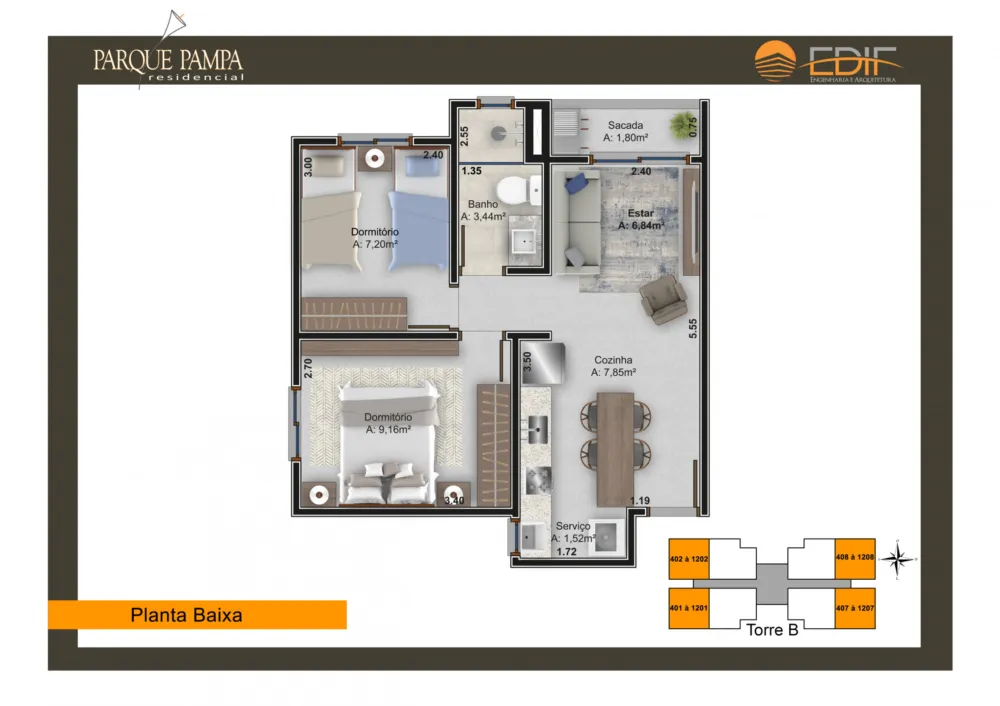 Apartamento para venda no bairro Interlagos em Caxias do Sul