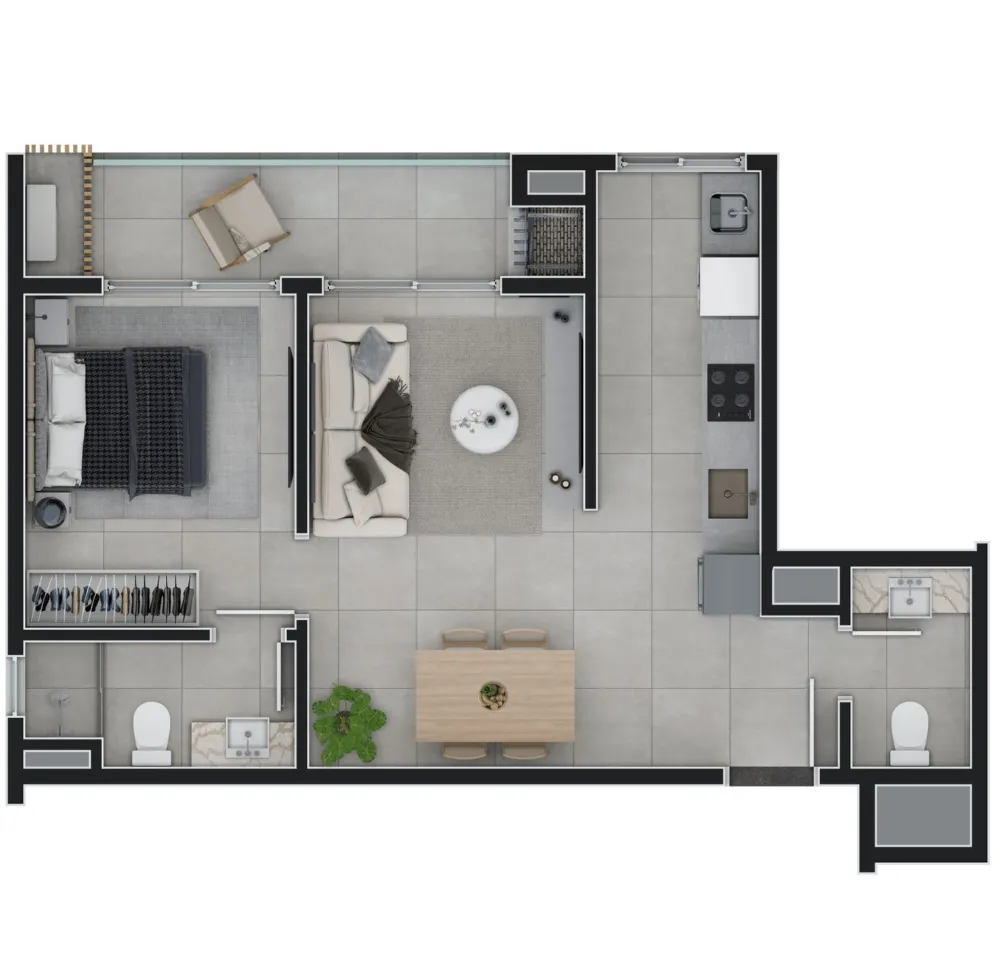 Apartamento para venda no bairro Centro em Torres