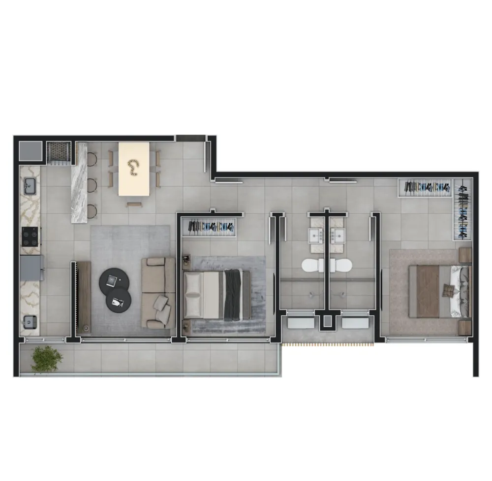 Apartamento para venda no bairro Centro em Torres