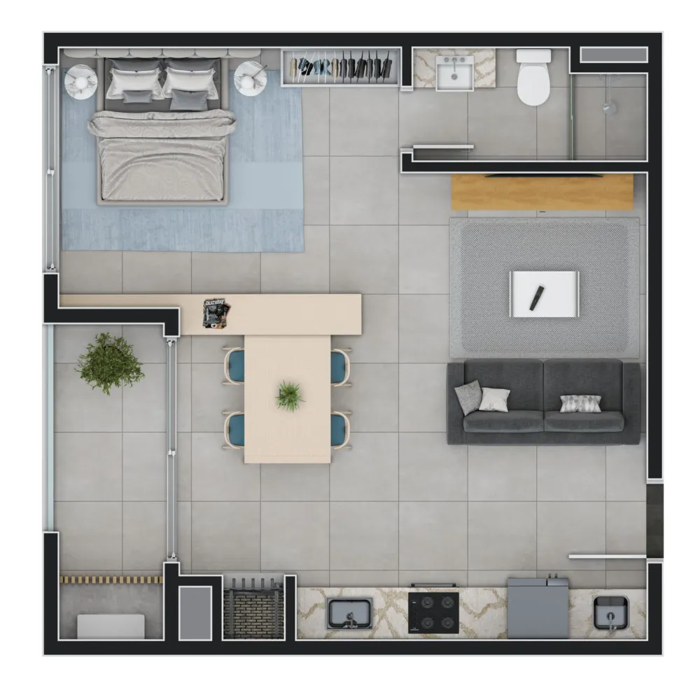 Apartamento para venda no bairro Centro em Torres