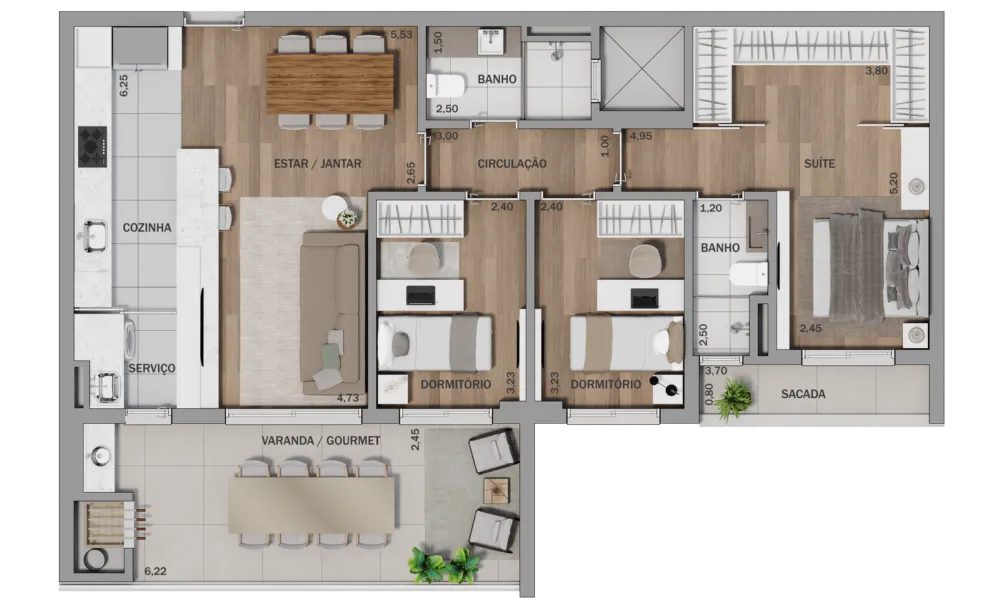 Apartamento para venda no bairro Petrópolis em Caxias do Sul