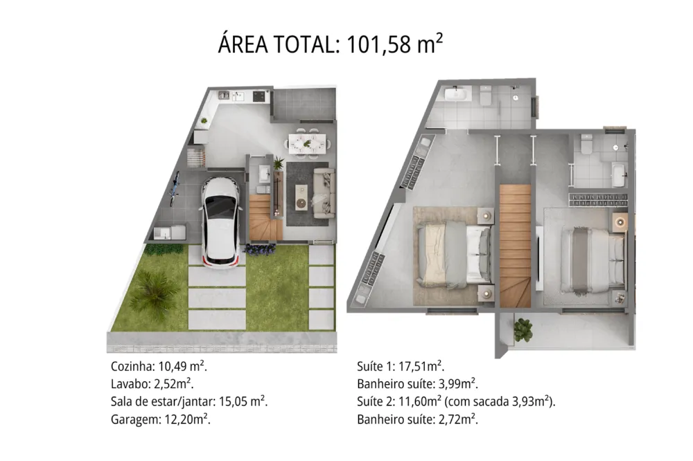 Sobrado Duplex para venda no bairro Igra Sul em Torres