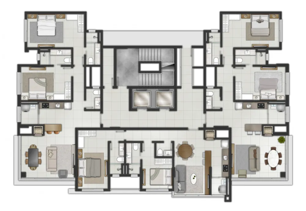 Apartamento para venda no bairro Centro em Torres