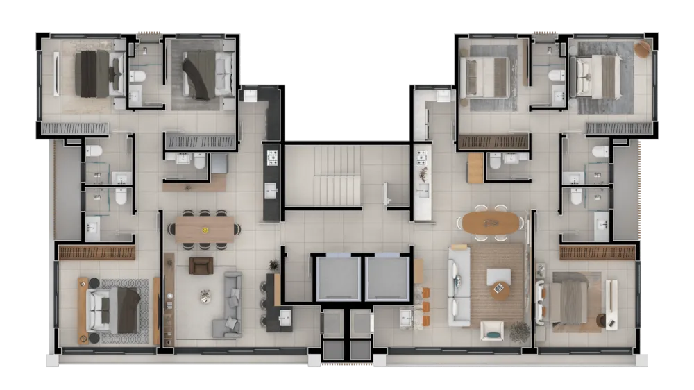 Apartamento para venda no bairro Centro em Torres