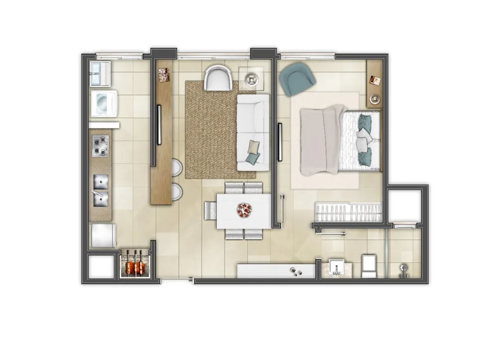 Apartamento para venda no bairro Centro em Torres