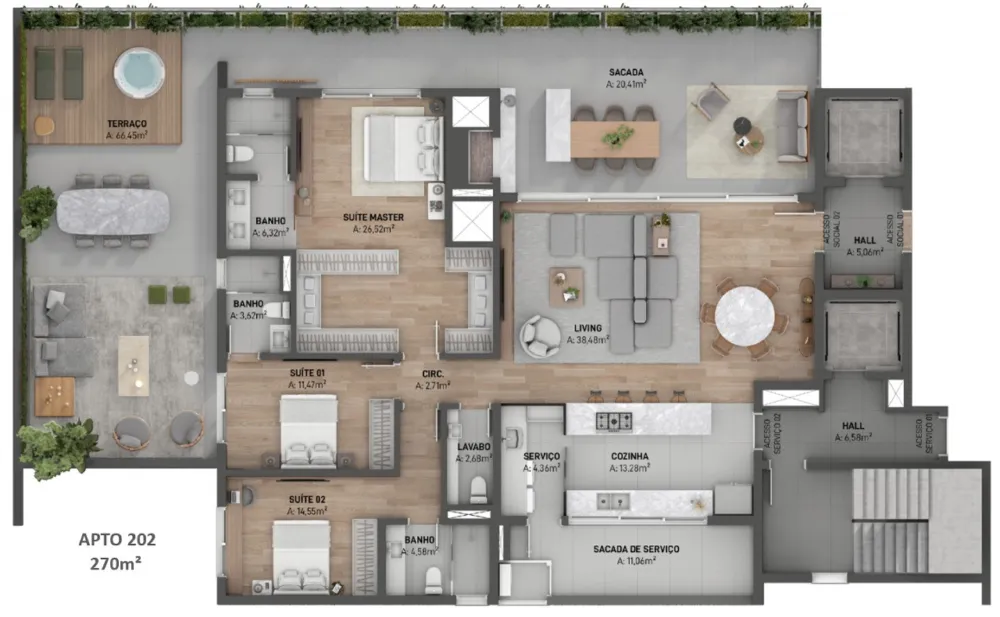 Apartamento para venda no bairro Cristo Redentor em Caxias do Sul