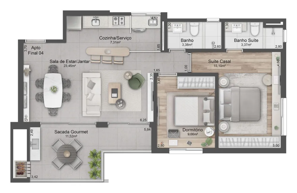 Apartamento para venda no bairro Madureira em Caxias do Sul