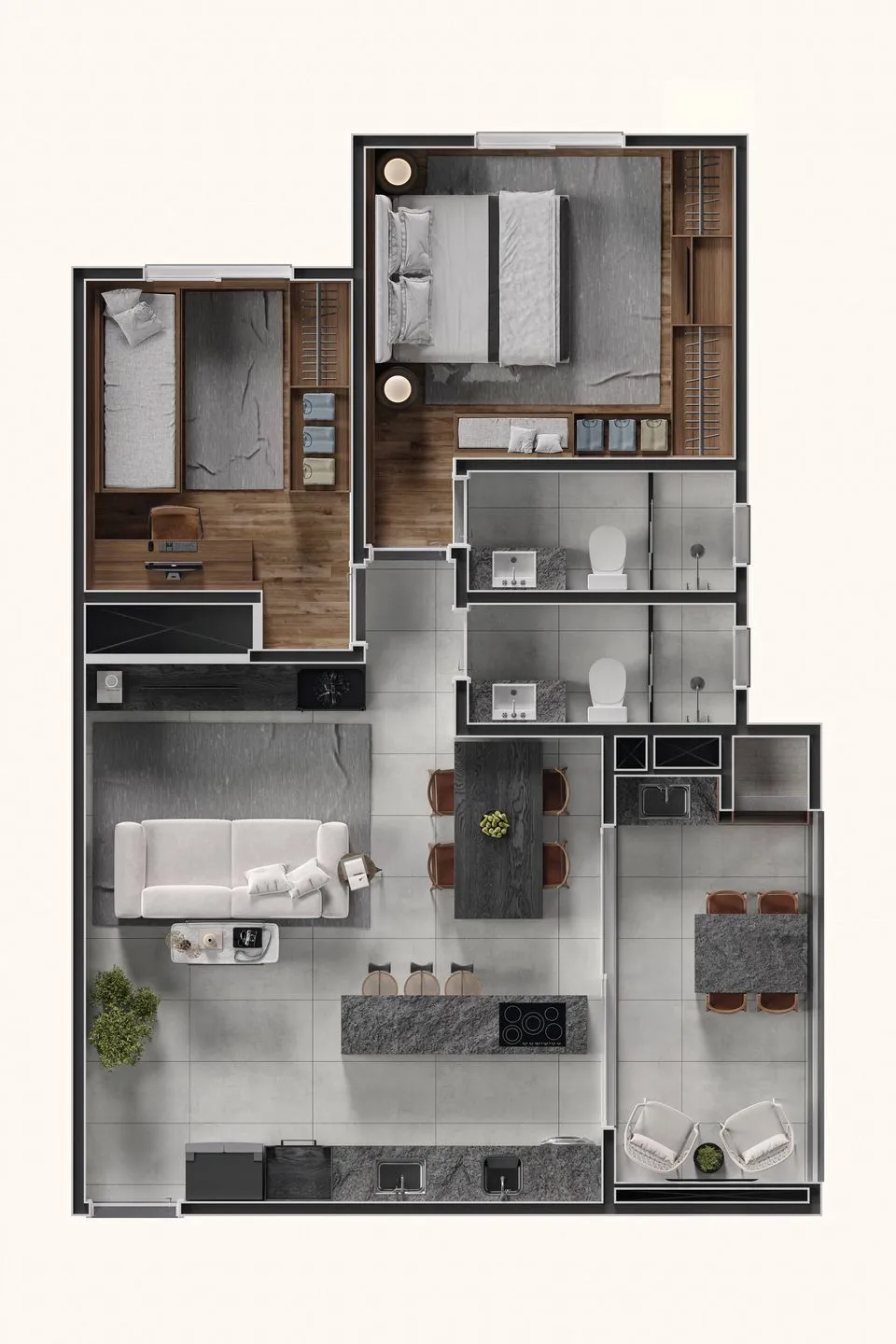 Apartamento para venda no bairro Panazzolo em Caxias do Sul