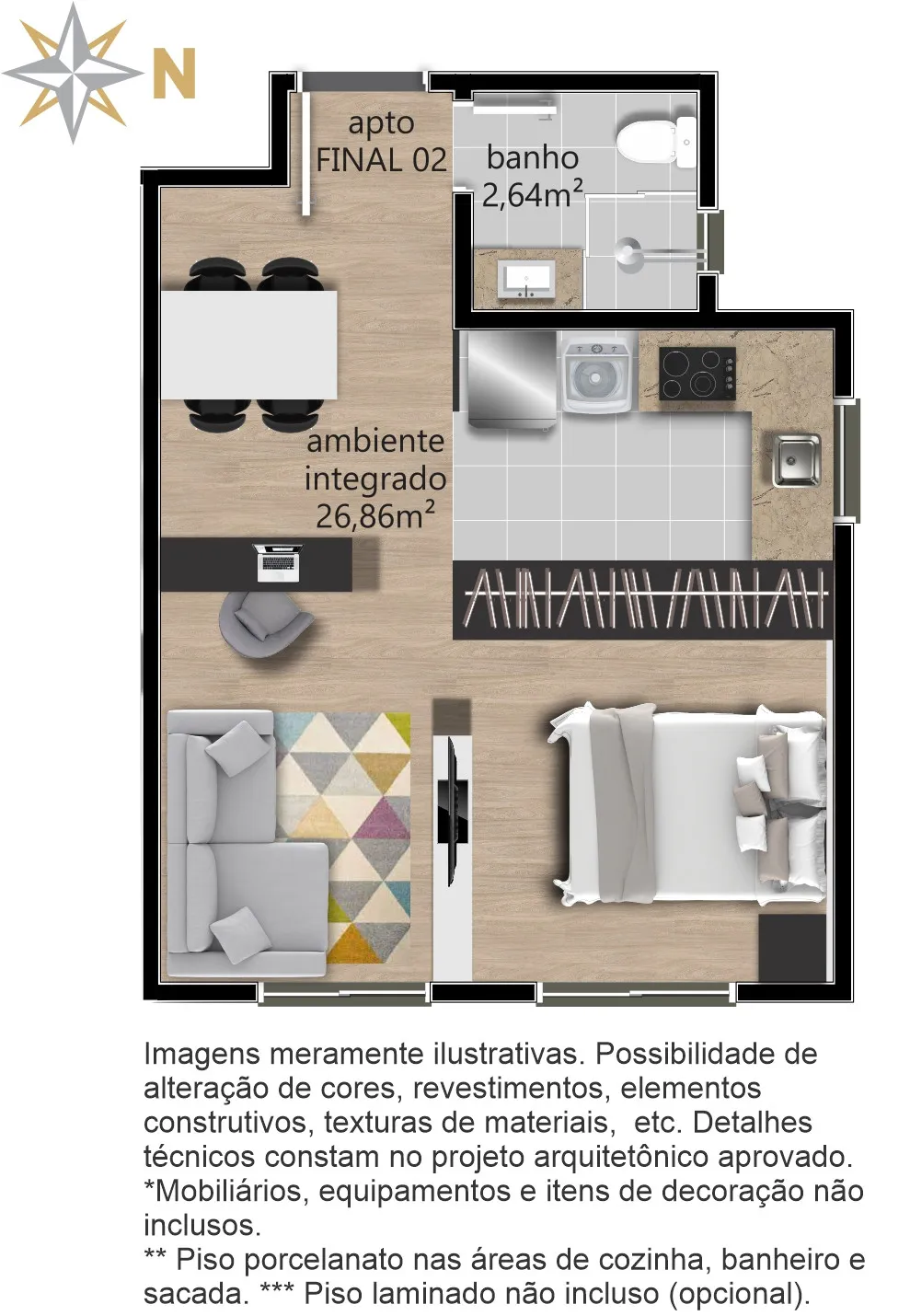 Apartamento para venda no bairro Centro em Caxias do Sul