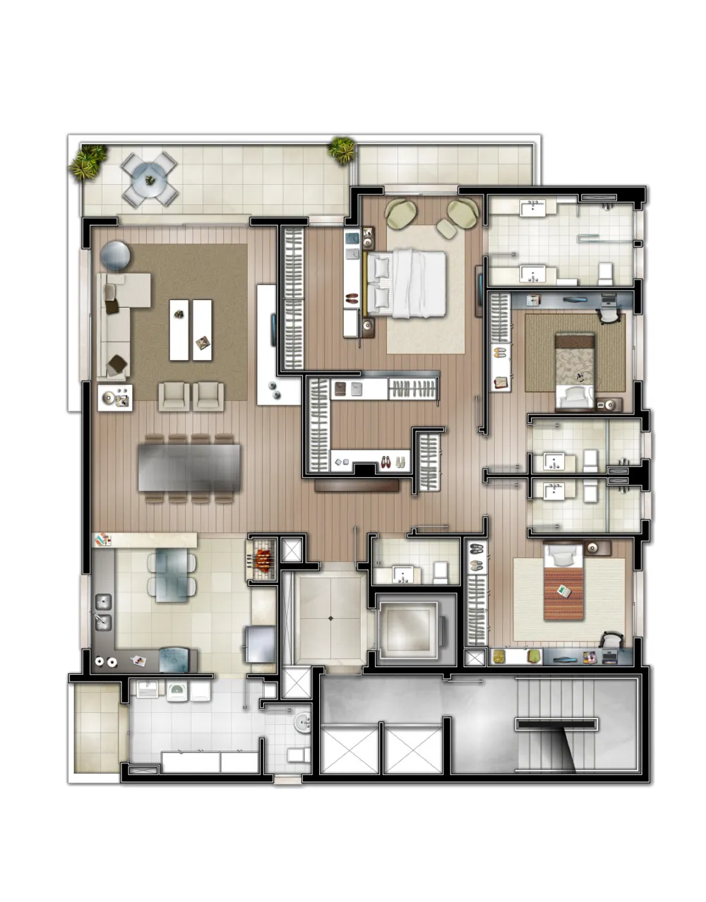 Apartamento para venda no bairro Exposição em Caxias do Sul