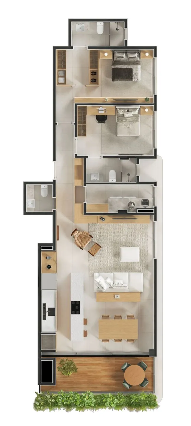 Apartamento para venda no bairro Praia Grande em Torres