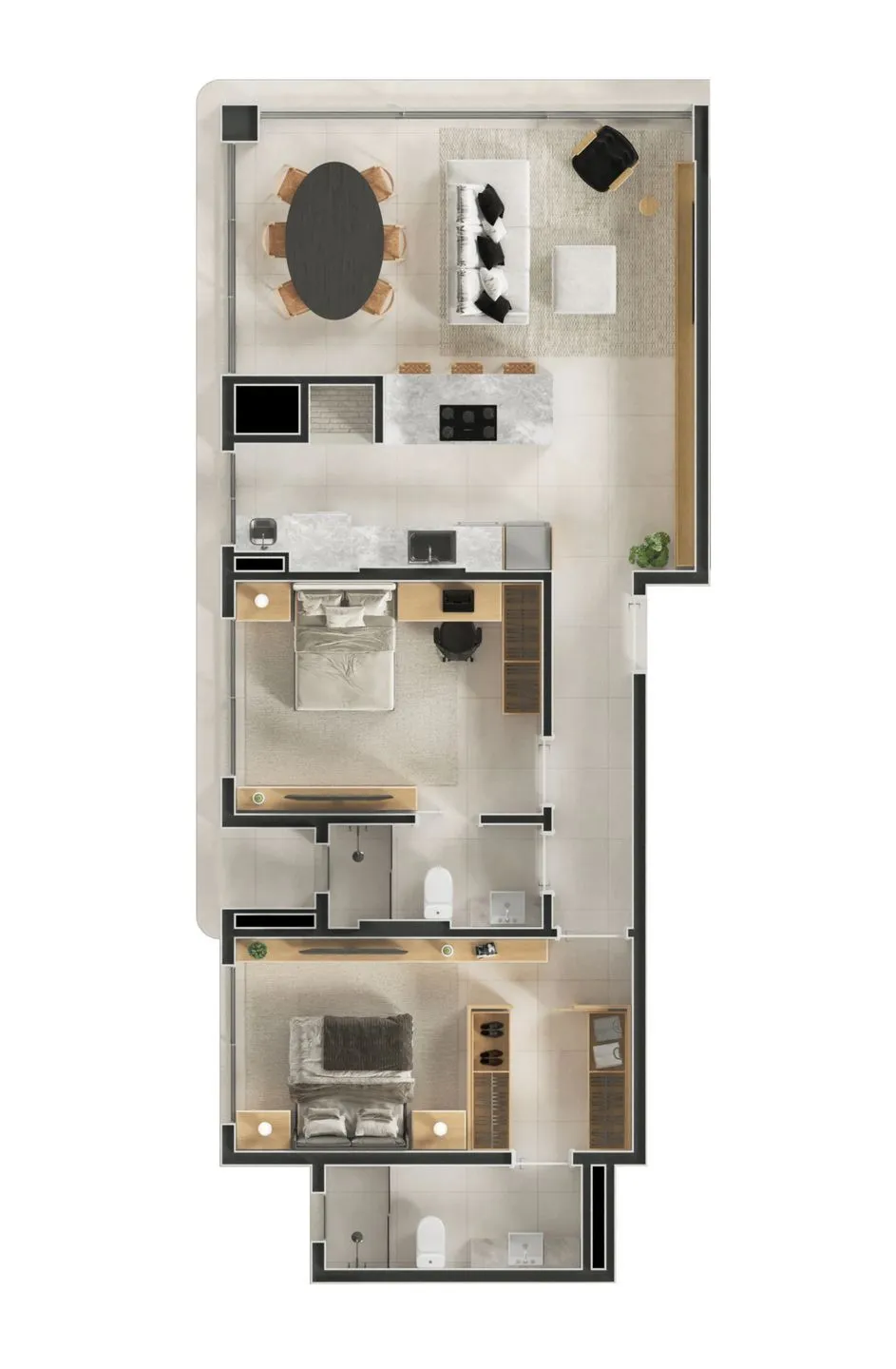 Apartamento para venda no bairro Praia Grande em Torres