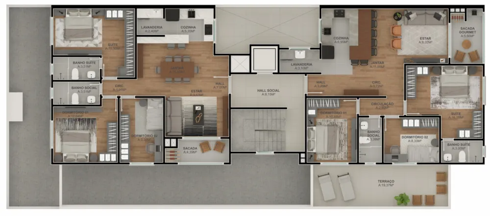 Apartamento para venda no bairro Santa Catarina em Caxias do Sul