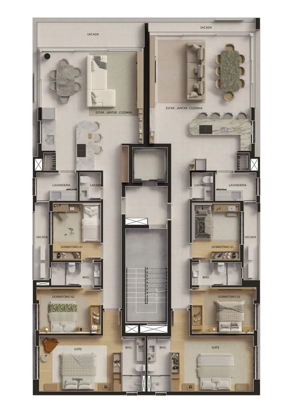 Apartamento para venda no bairro Panazzolo em Caxias do Sul