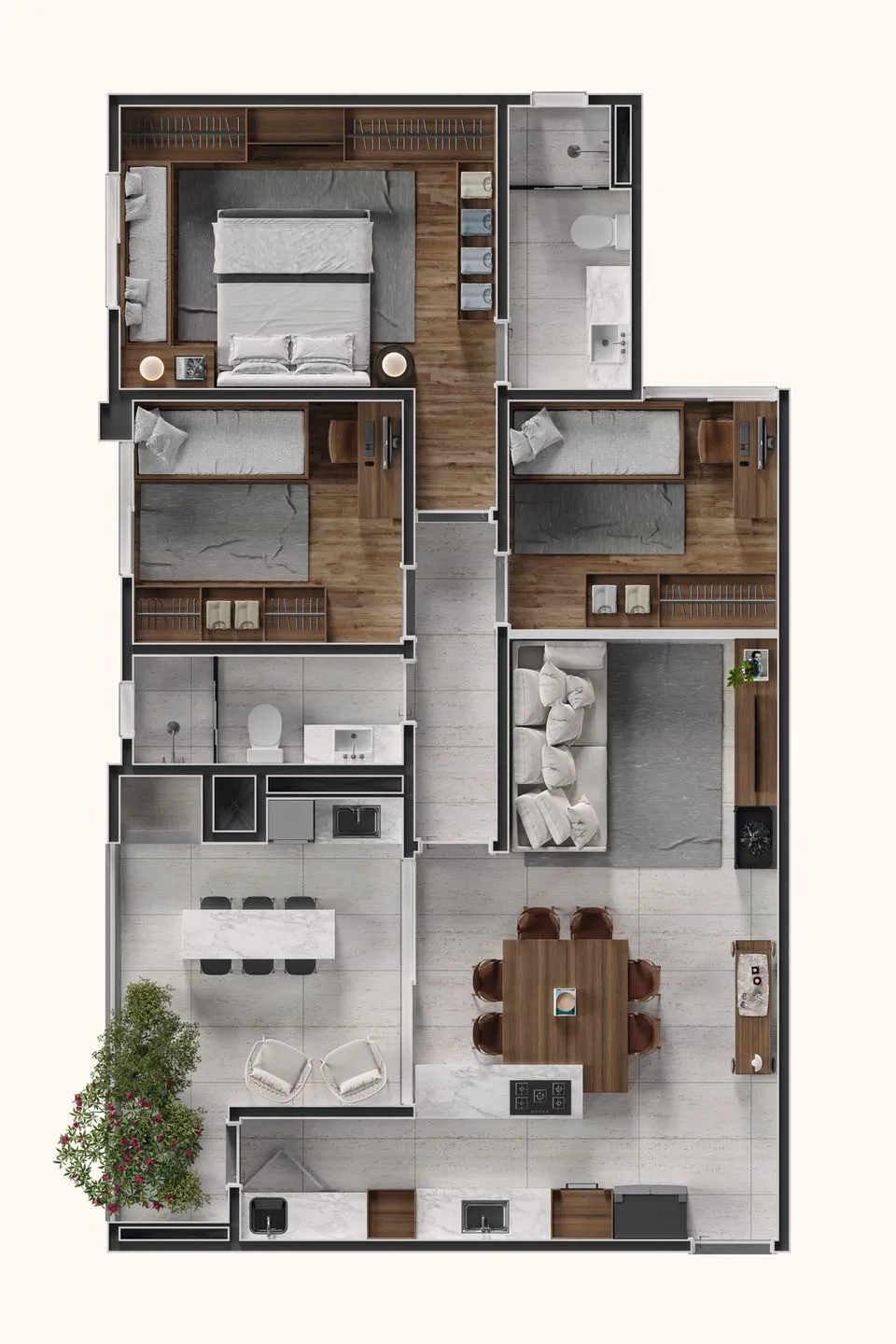 Apartamento para venda no bairro Panazzolo em Caxias do Sul