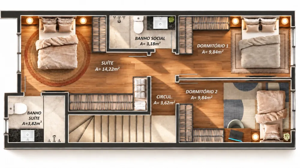 Duplex para venda no bairro Santa Lucia em Caxias do Sul