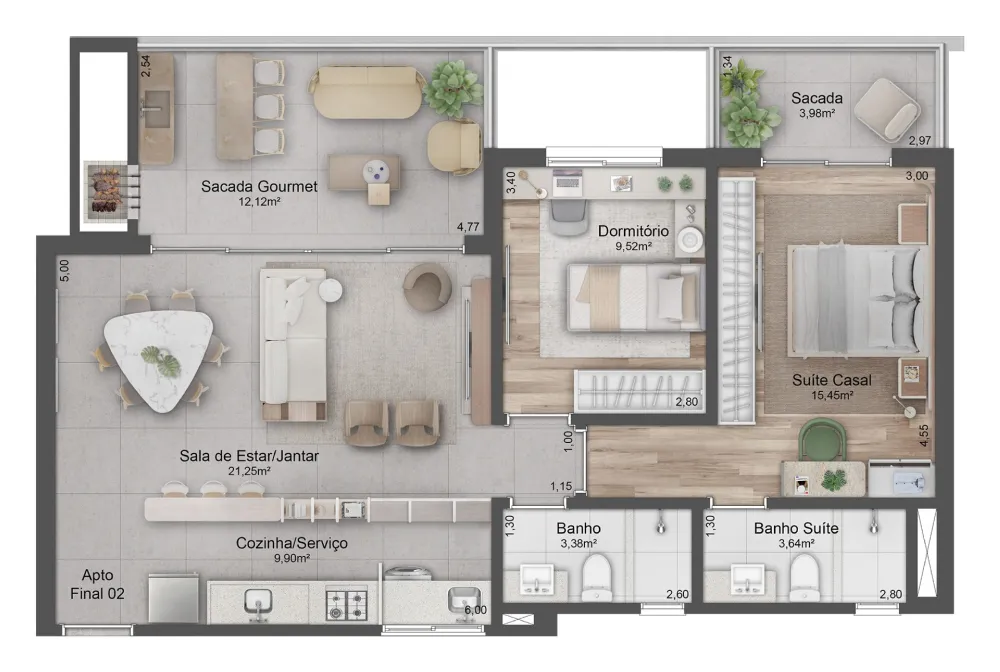 Apartamento para venda no bairro Madureira em Caxias do Sul