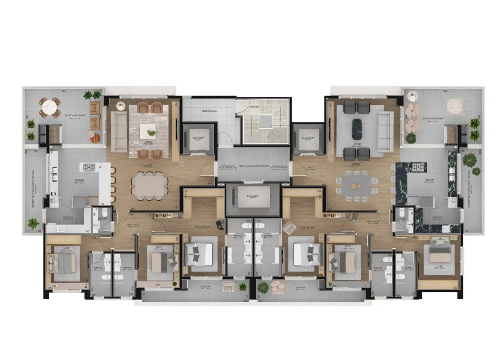 Apartamento para venda no bairro Nossa Senhora de Lourdes em Caxias do Sul