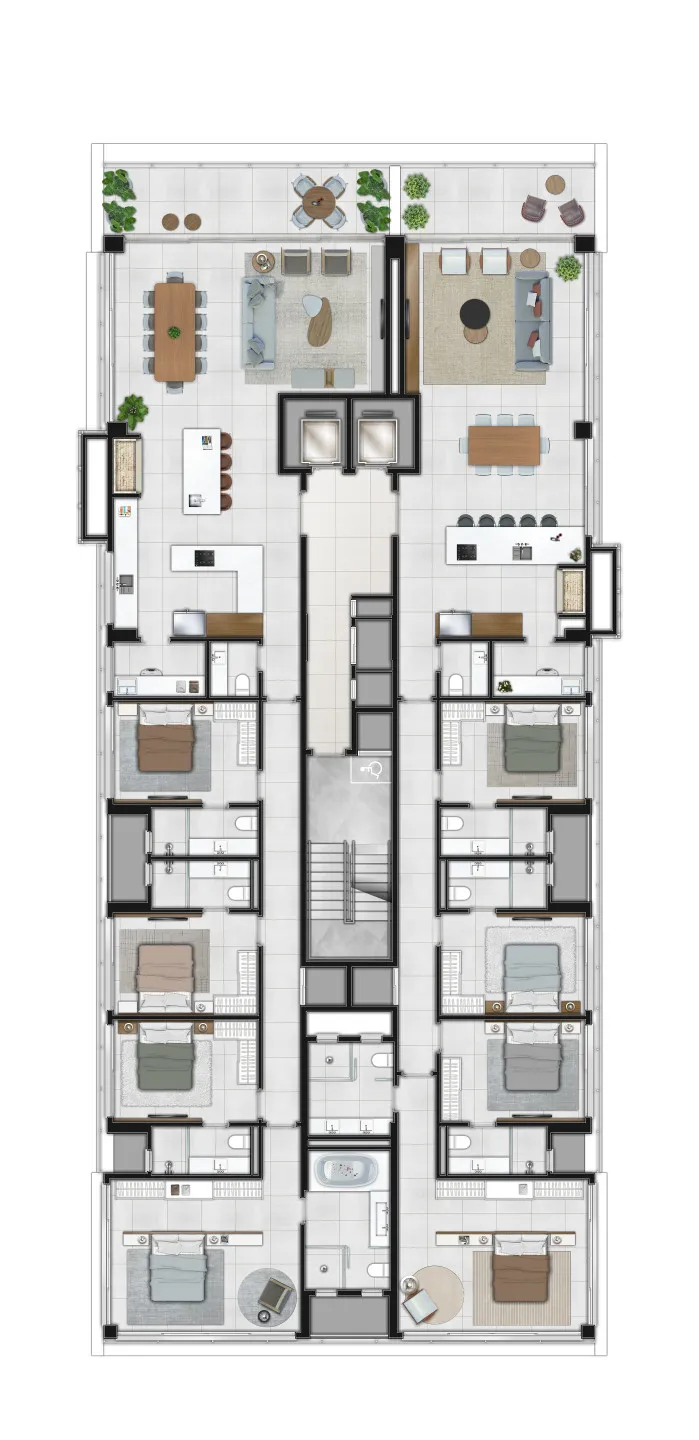 Apartamento para venda no bairro Centro em Torres