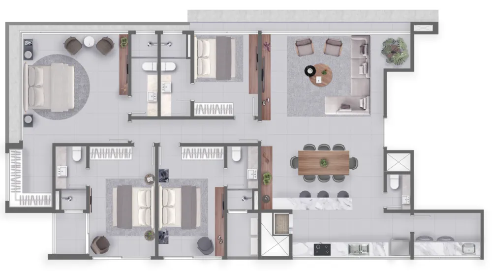 Apartamento para venda no bairro Predial em Torres