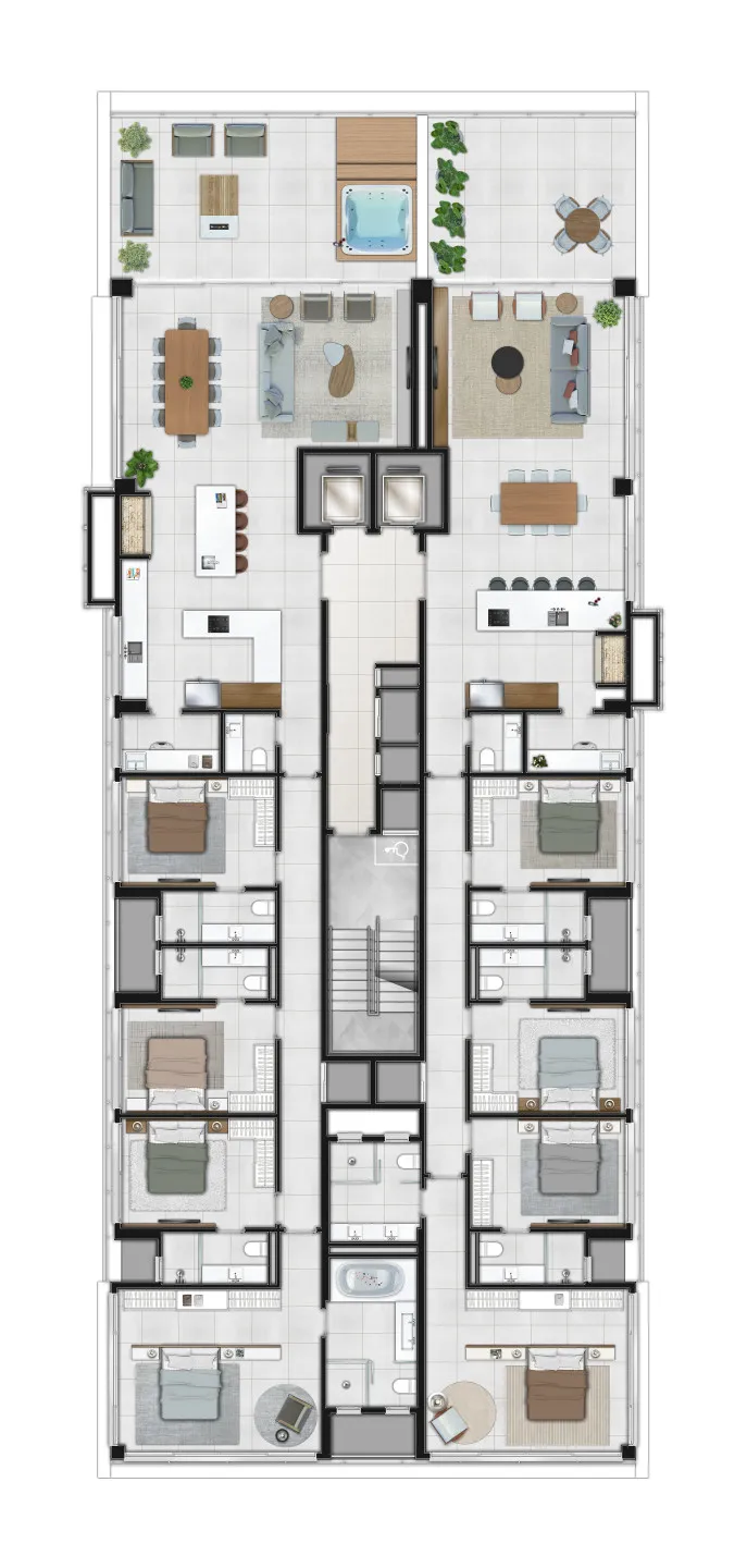 Apartamento para venda no bairro Centro em Torres