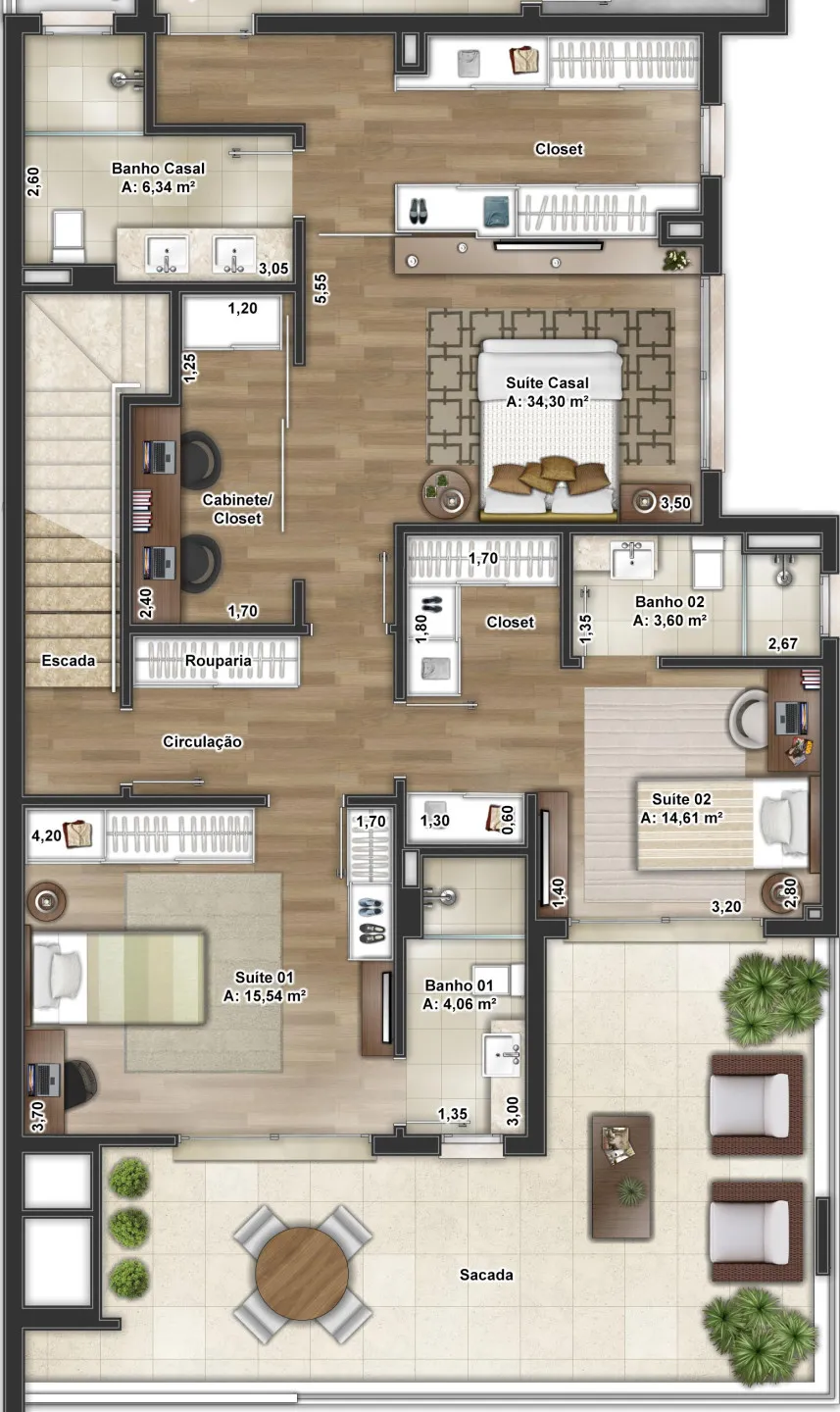 Apartamento para venda no bairro Exposição em Caxias do Sul