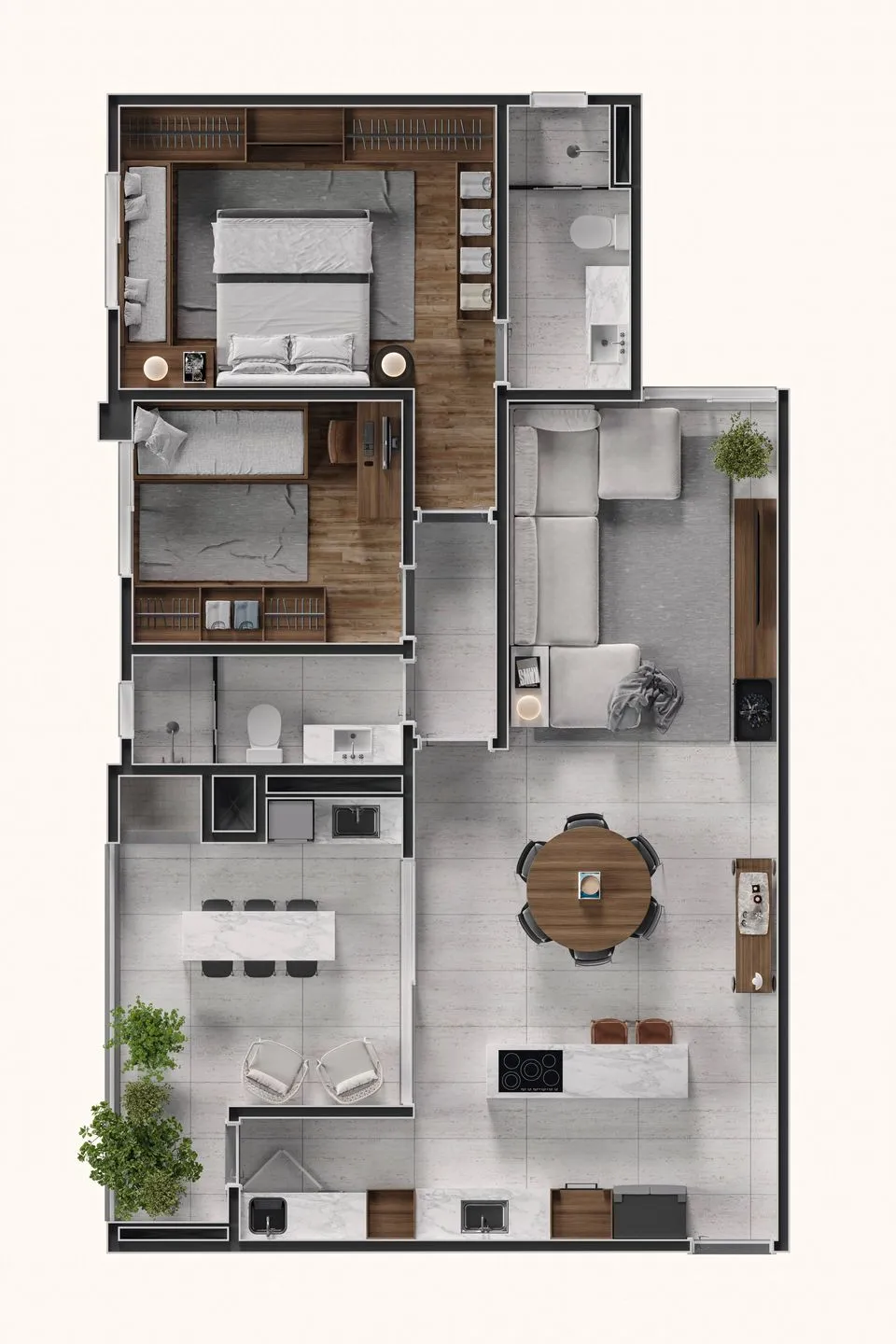 Apartamento para venda no bairro Panazzolo em Caxias do Sul