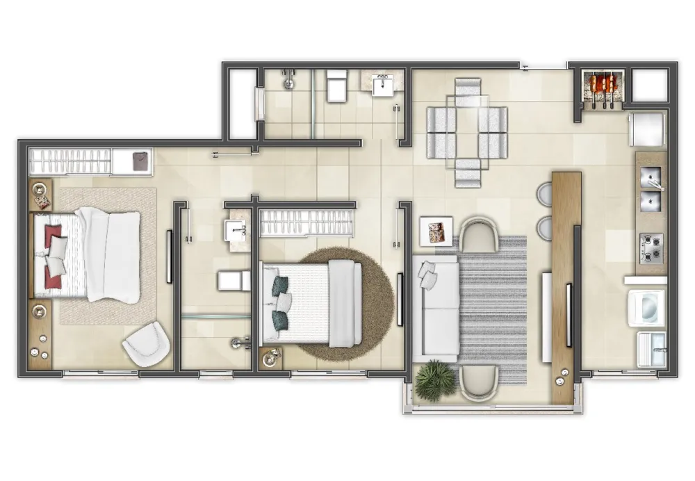 Apartamento para venda no bairro Centro em Torres