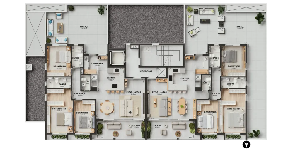 Apartamento para venda no bairro Exposição em Caxias do Sul