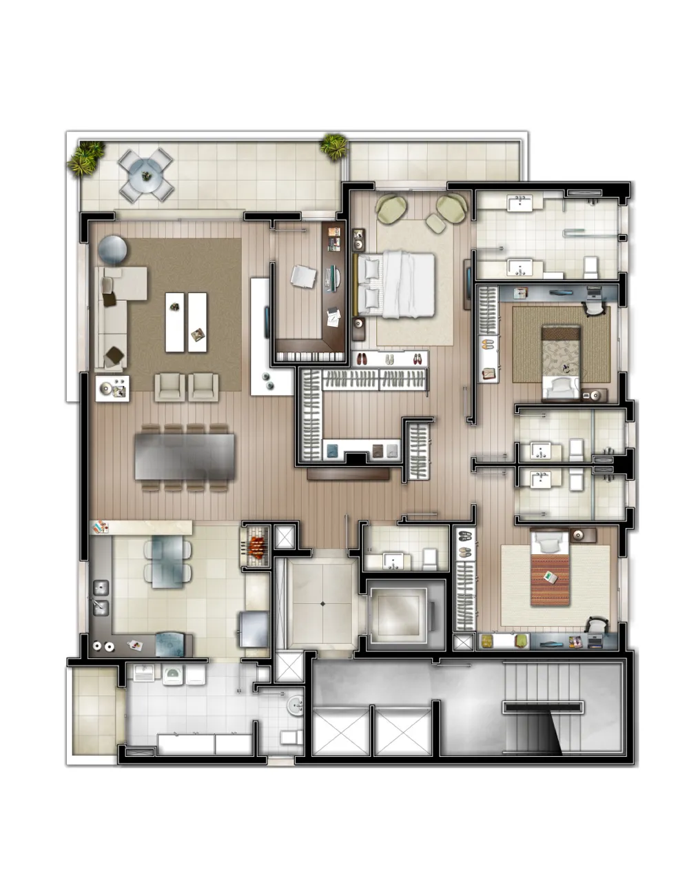 Apartamento para venda no bairro Exposição em Caxias do Sul