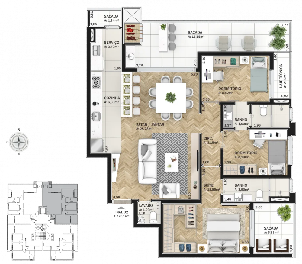 Apartamento para venda no bairro Madureira em Caxias do Sul