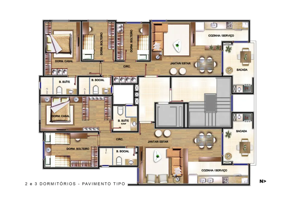 Apartamento para venda no bairro Sanvitto em Caxias do Sul