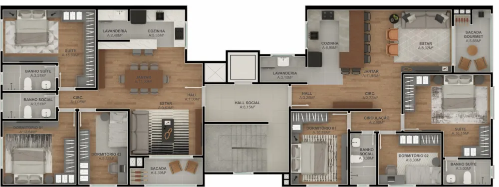 Apartamento para venda no bairro Santa Catarina em Caxias do Sul