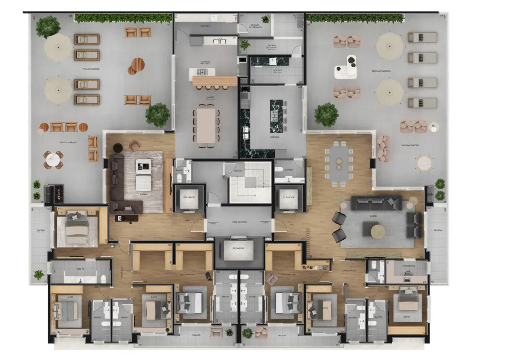 Apartamento para venda no bairro Nossa Senhora de Lourdes em Caxias do Sul
