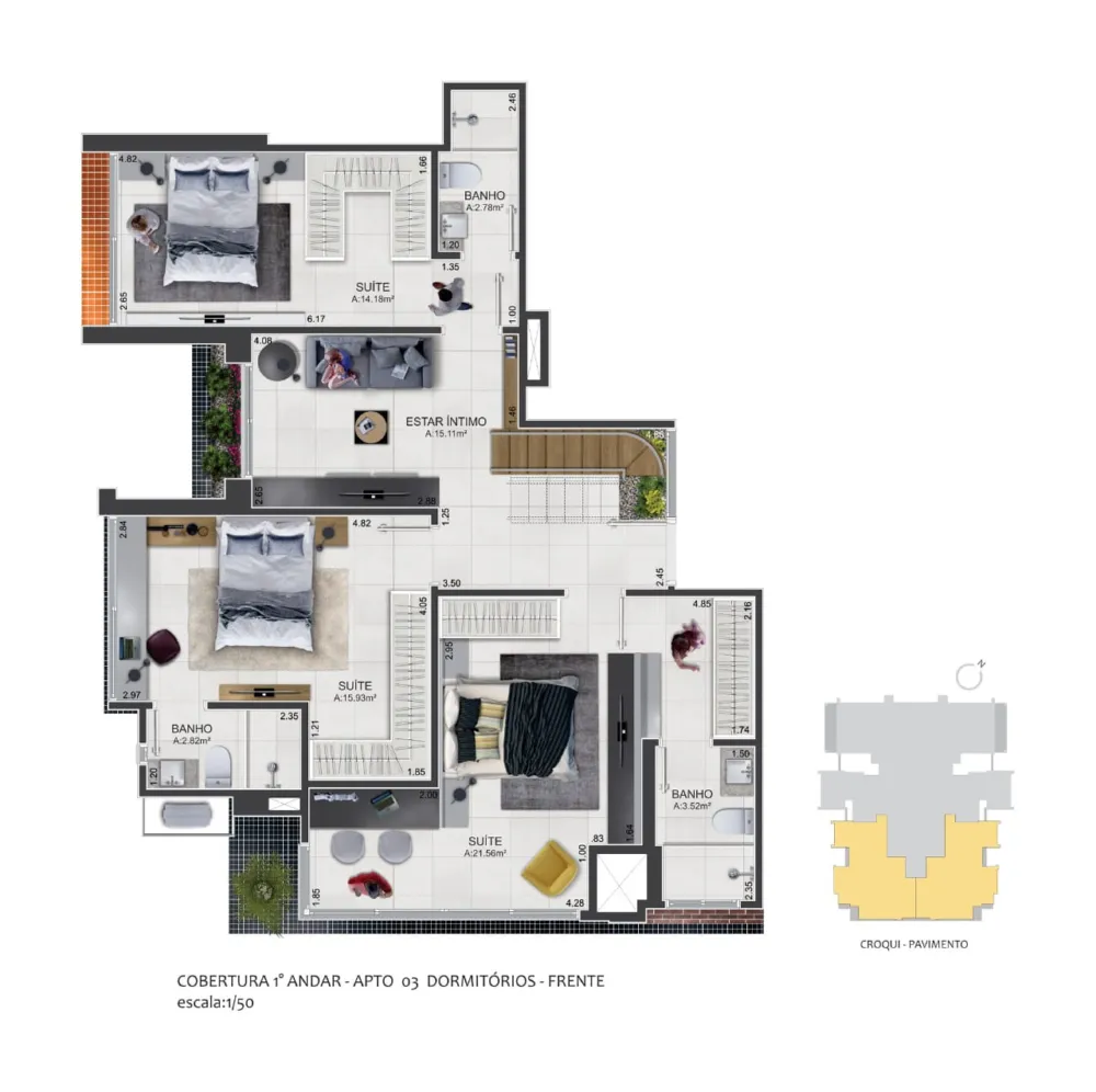 Apartamento para venda no bairro Predial em Torres