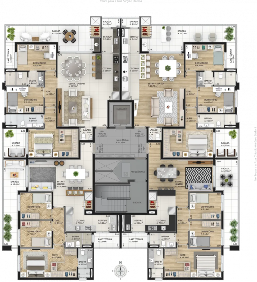 Apartamento para venda no bairro Madureira em Caxias do Sul